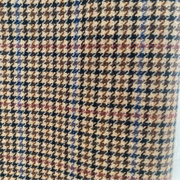 J. Crew Houndstooth Pencil Skirt in Brown and Black - Picture 6 of 7